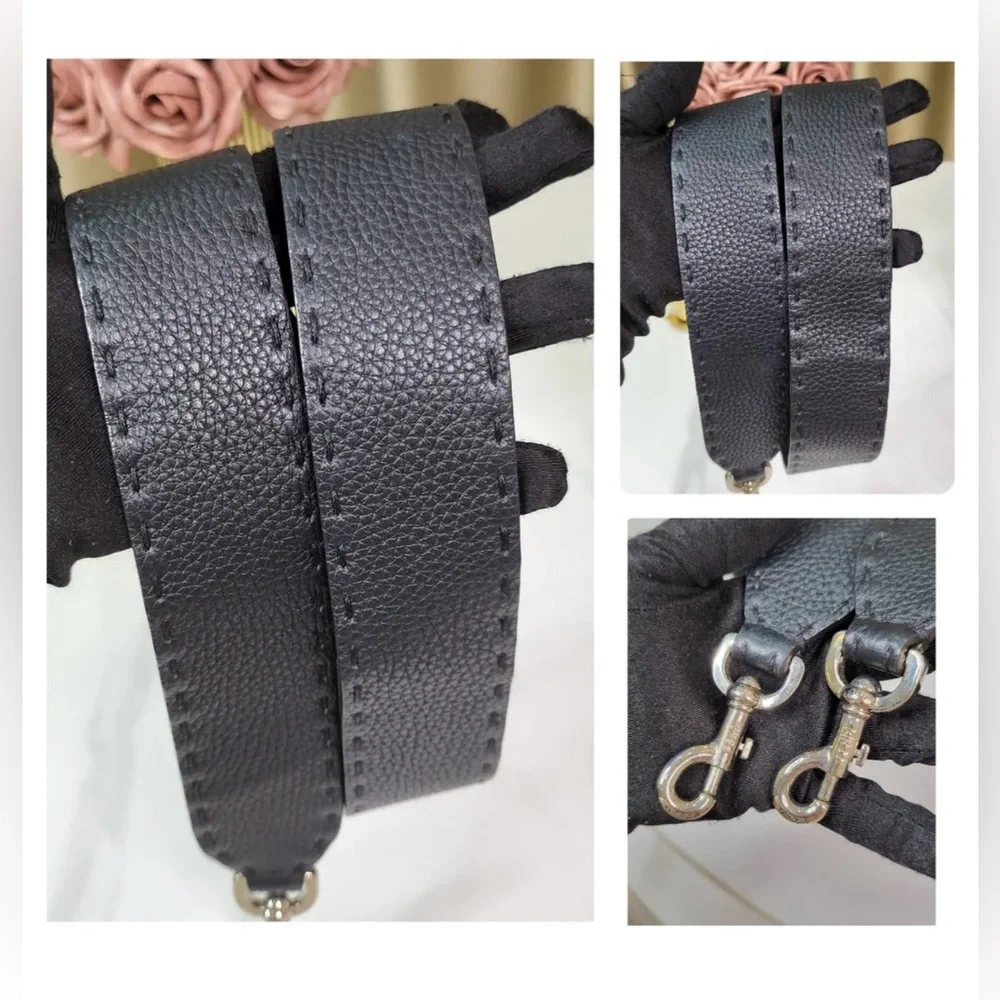 FENDI LEATHER SALLERIA HANDBAG 2WAY BAG